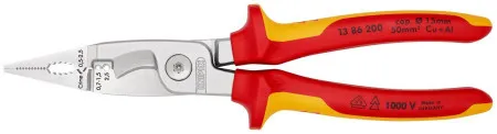 Knipex klešta za električne instalacije izolovane, VDE, hromirane 200 mm ( 13 86 200 )