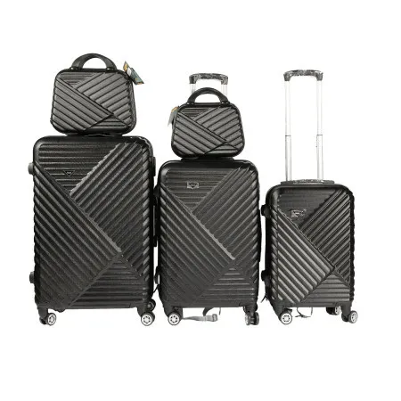 Koferi 9015-3 kick enjoy set 1/5 marbella black ( 70852 )