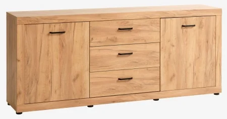 Komoda 2 vrata 3 fioke boja hrasta