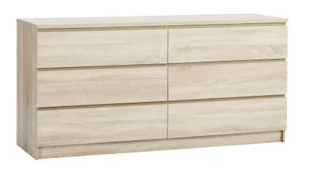 Komoda 3+3 fioke hrast