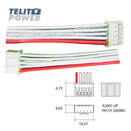 Konektor PH-5Y 24AWG ( P-2304 )
