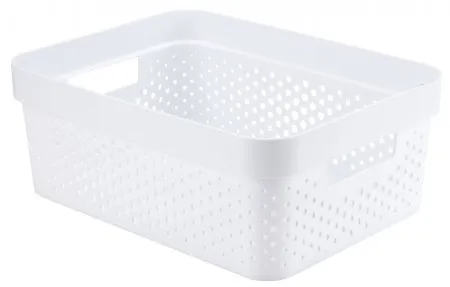 Korpa 11L plastika bela