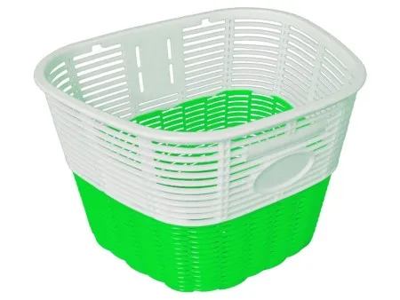 Korpa prednja plastična 144 (sa poklopcem) zelena/bela ( 090067 )