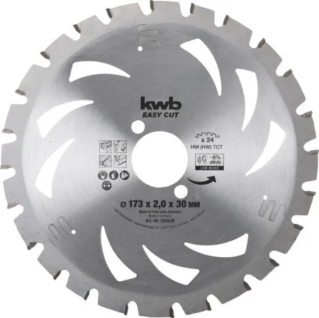 KWB easycut rezni disk za cirkular 173x30, 24Z, HM, za drvo/metal(nonFe)/plastiku, energy saving ( KWB 49585538 )