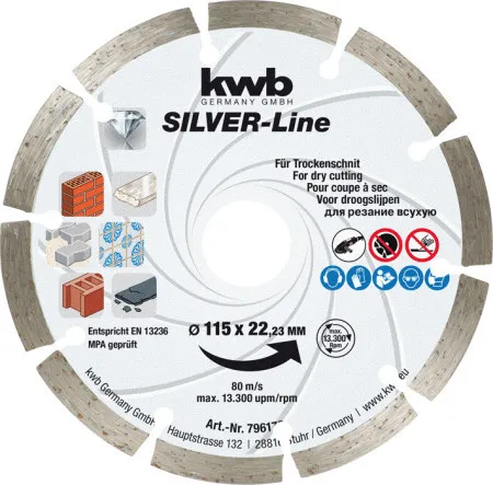 KWB segmentirani dijamantski disk 125 mm ( KWB 49796570 )