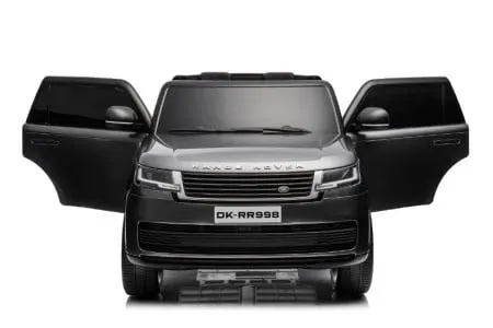 Land Rover 1 Licencirani Dečiji auto na akumulator sa kožnim sedištima i mekim gumama - Sivi ( DK-RR998 )