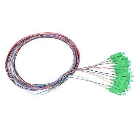 LanPlus 12-colour code Pigtails SC/APC G.657.A1, (12 pcs) 1.5m ( 6115 )