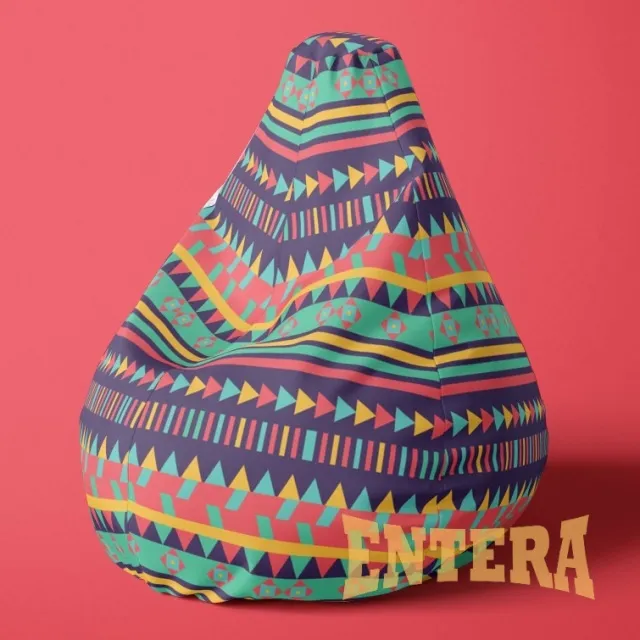 Lazy Bag - Boho šareni geometrijski oblici ( 081 )