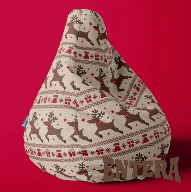 Lazy bag - Štrikani novododišnji dezen sa irvasima ( 105 )