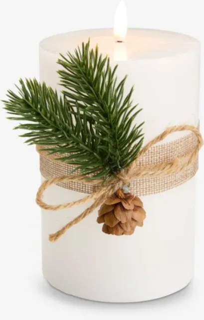 LED candle fi 10xH15cm SDP