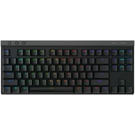 Logitech g515 tkl gaming keyboard - black - us int'l - 2.4ghz/bt - emea28i-935 - tactile ( 920-012872 )