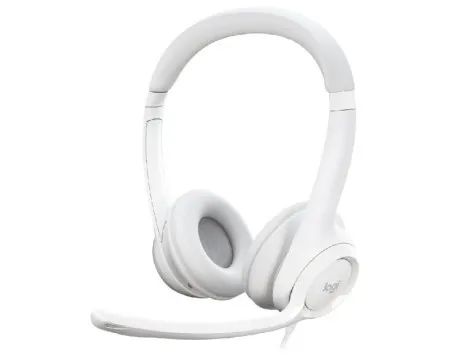 Logitech H390 stereo headset slušalice sa mikrofonom bele