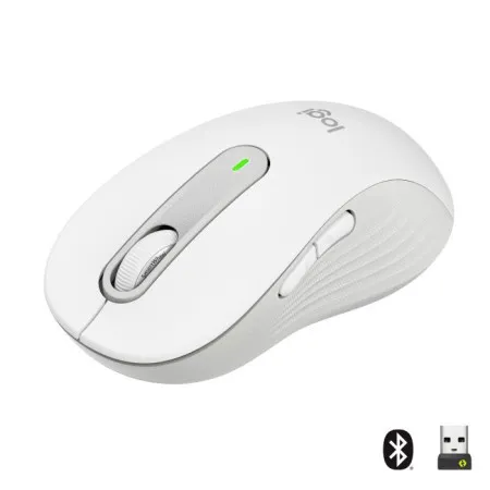 Logitech M650 L wireless mouse off-white