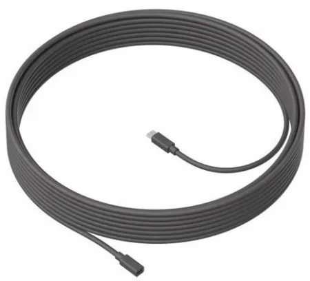 Logitech MeetUp mic extension cable 10m graphite