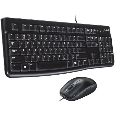Logitech MK120 Corded Combo - BLACK - USB - US INTL ( 920-002562 )