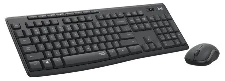 Logitech MK295 silent wireless desktop graphite US