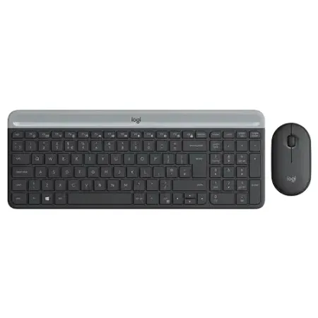 Logitech MK470 Slim US Graphite Bežična tastatura + Miš