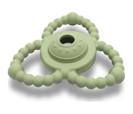 Lorelli silikonska glodalica/zvecka za bebe - natural fresh green ( 10210840004 )