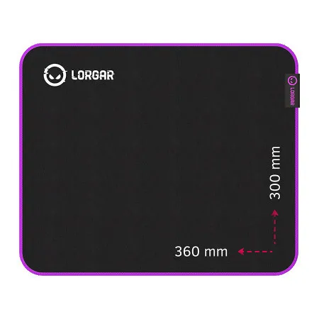 Lorgar main 313, gaming mouse pad, High-speed 360mm x 300mm x 3mm ( LRG-GMP313 )