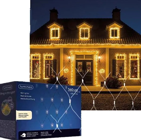 Lumineo LED svetleca mreza 100x480cm toplo bela ( 494901 )
