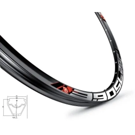 Mach1 felga 3.90sl disk 622 x 19 28 rupa crna ( 701401 )