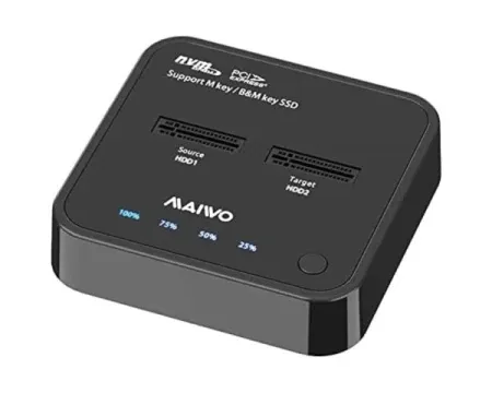 Maiwo K3016P2 USB-C - 2 x M.2/NvMe/Clone SSD docking station