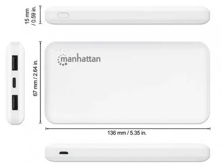 Manhattan 10,000 mAh Powerbank ( 023570810 )