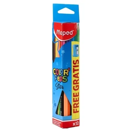 Maped color peps drvena boja sa rezačem 12k ( 201011 )