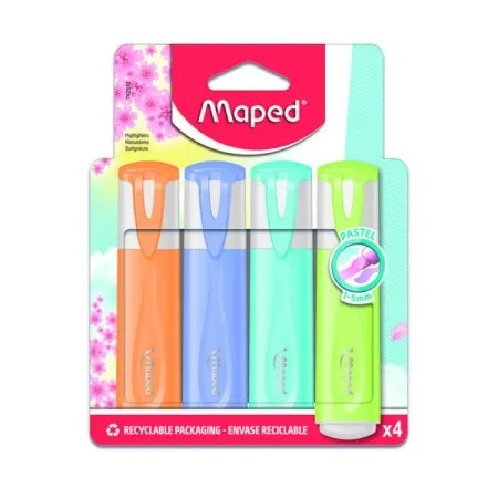 Maped text marker fluo pep's pastel 1/4 ( m742510 )