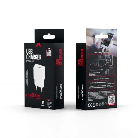 Maxlife ku&#263ni punja&#269 za telefon USB 1A White ( OEM001643 )