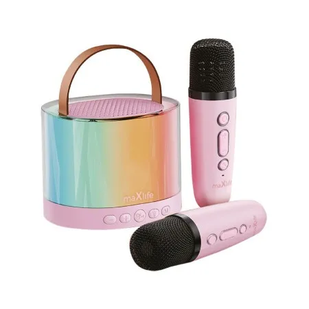 Maxlife MXKS-200 Bluetooth karaoke zvučnik roze ( 21300 )