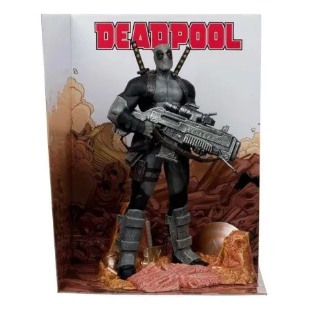 Mcfarlane Toys Marvel Collection - Deadpool (Deadpool #1) (Grey Suit Chase) 1:6TH Statue (WV5) ( 069806 )