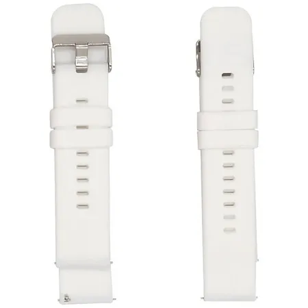 MeanIT tamenski kaiš za smartwatch, 22 mm, beli - MSWREM2