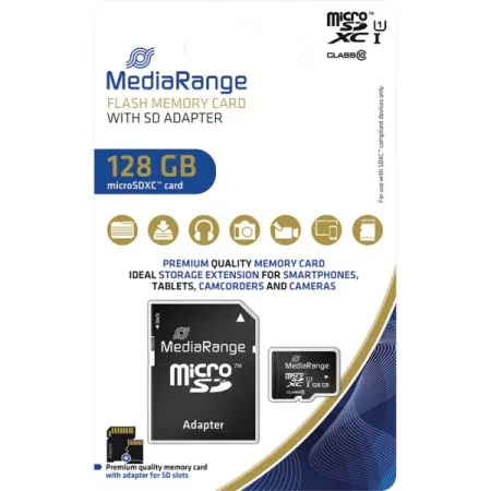 Mediarange 251414 128gb micro SDHC+ADAPTER/C10