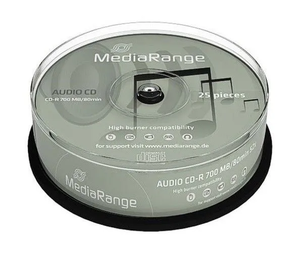 MediaRange CD-R Audio CD-R 52x 80min CAKE 25 MR223 ( 77MRA/Z )