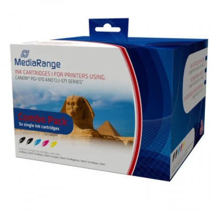 Mediarange ink cartridge Canon set 5 komada PGI-570/CLI-571 ( MRCP570C571/Z )