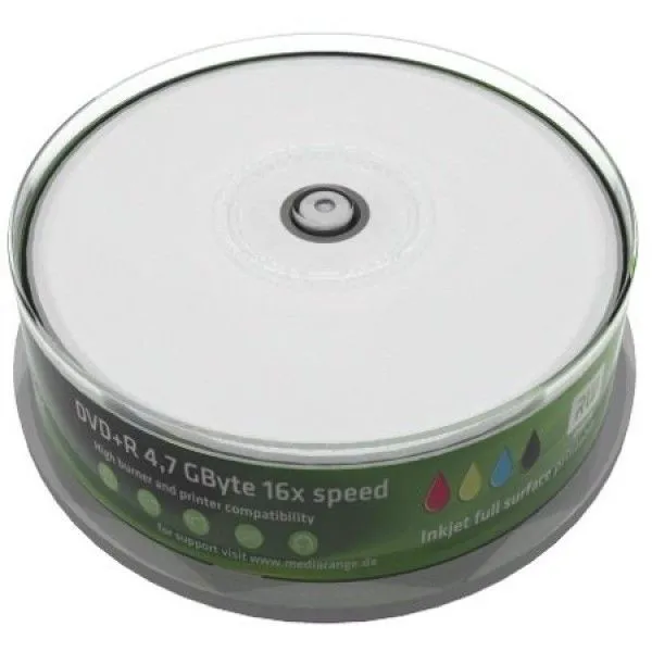 MediaRange MR408 DVD+R Printable 4.7GB 16X ( 55FF6MR+/Z )