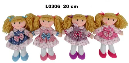 Mekana lutka u haljinici 20cm 156464