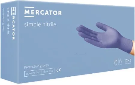Mercator medical jednokratne rukavice simple nitril plave bez pudera veličina 5xl-x ( rp30003005xl-x )