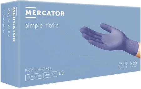 Mercator medical jednokratne rukavice simple nitril plave bez pudera veličina 3m-x ( rp30003003m-x )