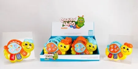 Merx gusenica muzička u displeju 8 pcs ( ms21295 )