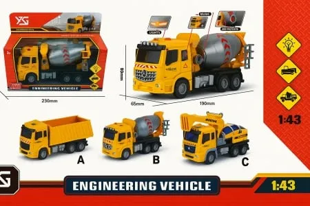 Merx metalni kamiončići građevinci ass ( ms28024 )