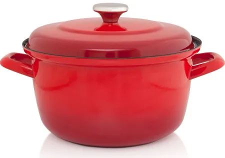 Metalac duboka šerpa Maximus 24cm crvena ( 349274 )