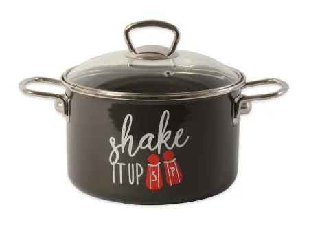 Metalac duboka šerpa Shake IT UP 20cm crna ( 349291 )