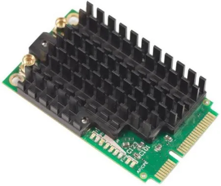 Mikrotik r11e-2hpnd minipci-express dual chain high power card ( mt172 )