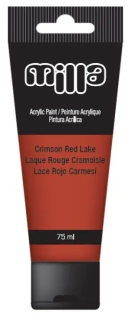 Milla Akrilna boja 75ml crimson red lake ( 10/0909-1 )