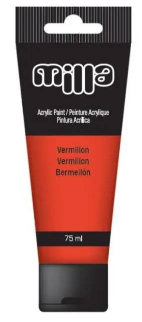 Milla Akrilna boja 75ml vermilion ( 10/0908-1 )