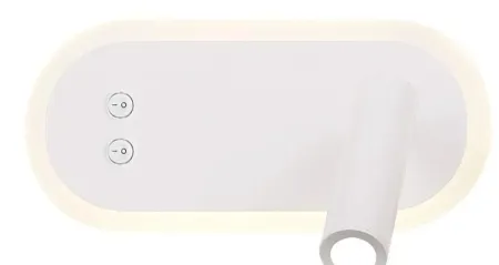 Miracle Zidna Lampa Bela 6W+3W 4000K LED ( 15137 )