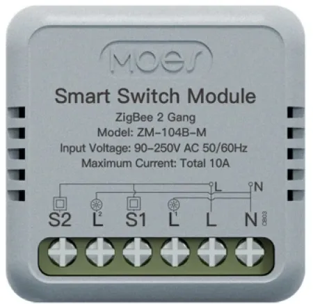 Moes zm-105-m-ms dimer modul (hidden) smart zigbee ( 400-1197 )
