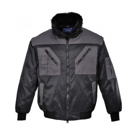 Monsun Jakna postavljena pilot 2u1 crna vel.m ( 55005 )